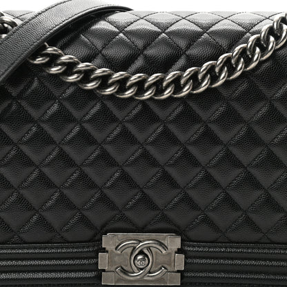 Chanel Caviar Quilted New Medium Boy Flap Black 8 of 11