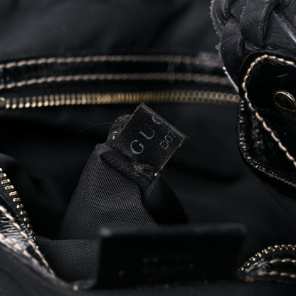 Gucci Patent Medium Pelham Shoulder Bag Black 12 of 21