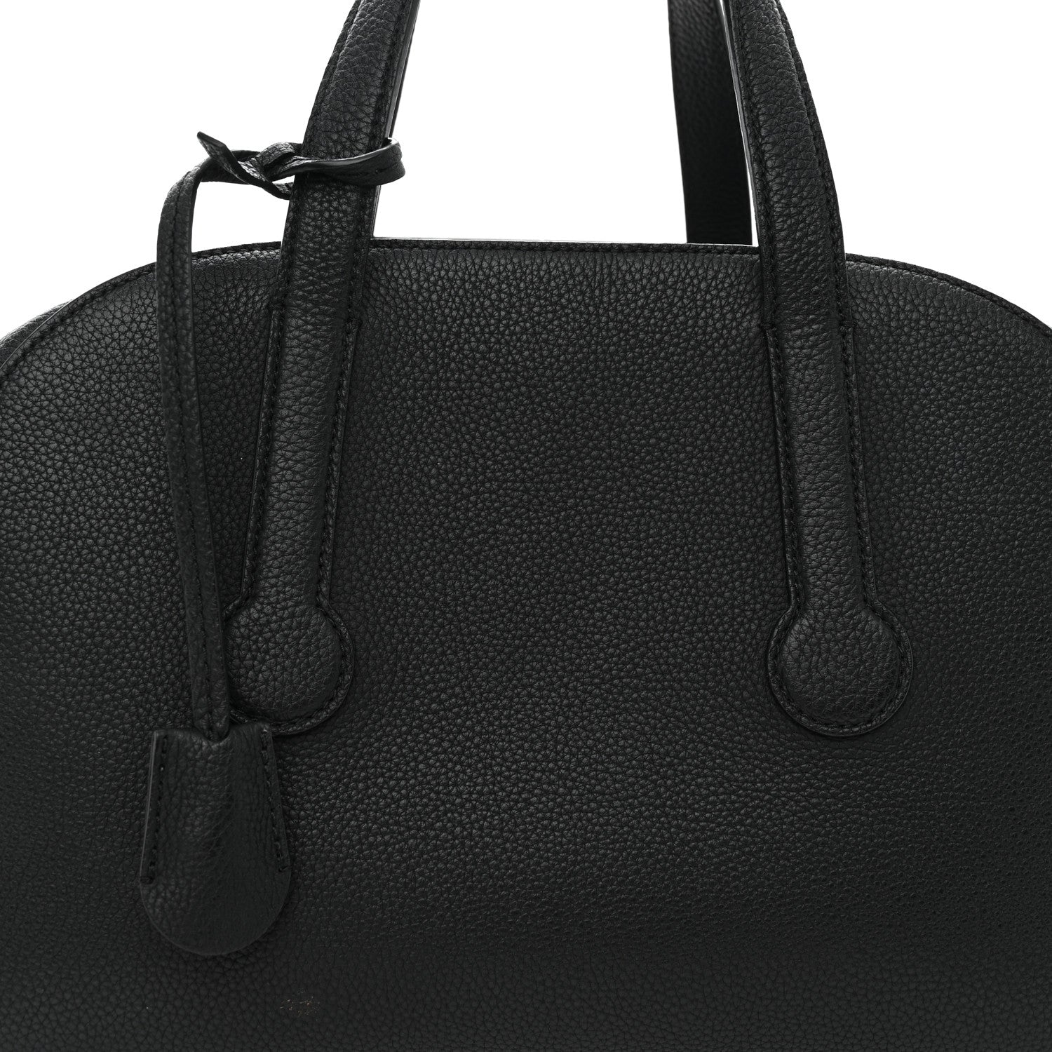 The Row Grained Calfskin The Sporty Bowler 12 Black 9 of 12