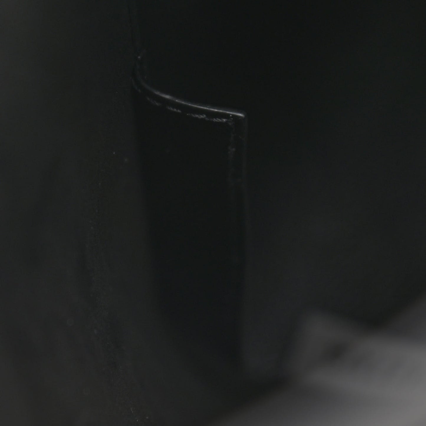 Calfskin Logo Embossed Small Tool 2.0 North-South Tote Black