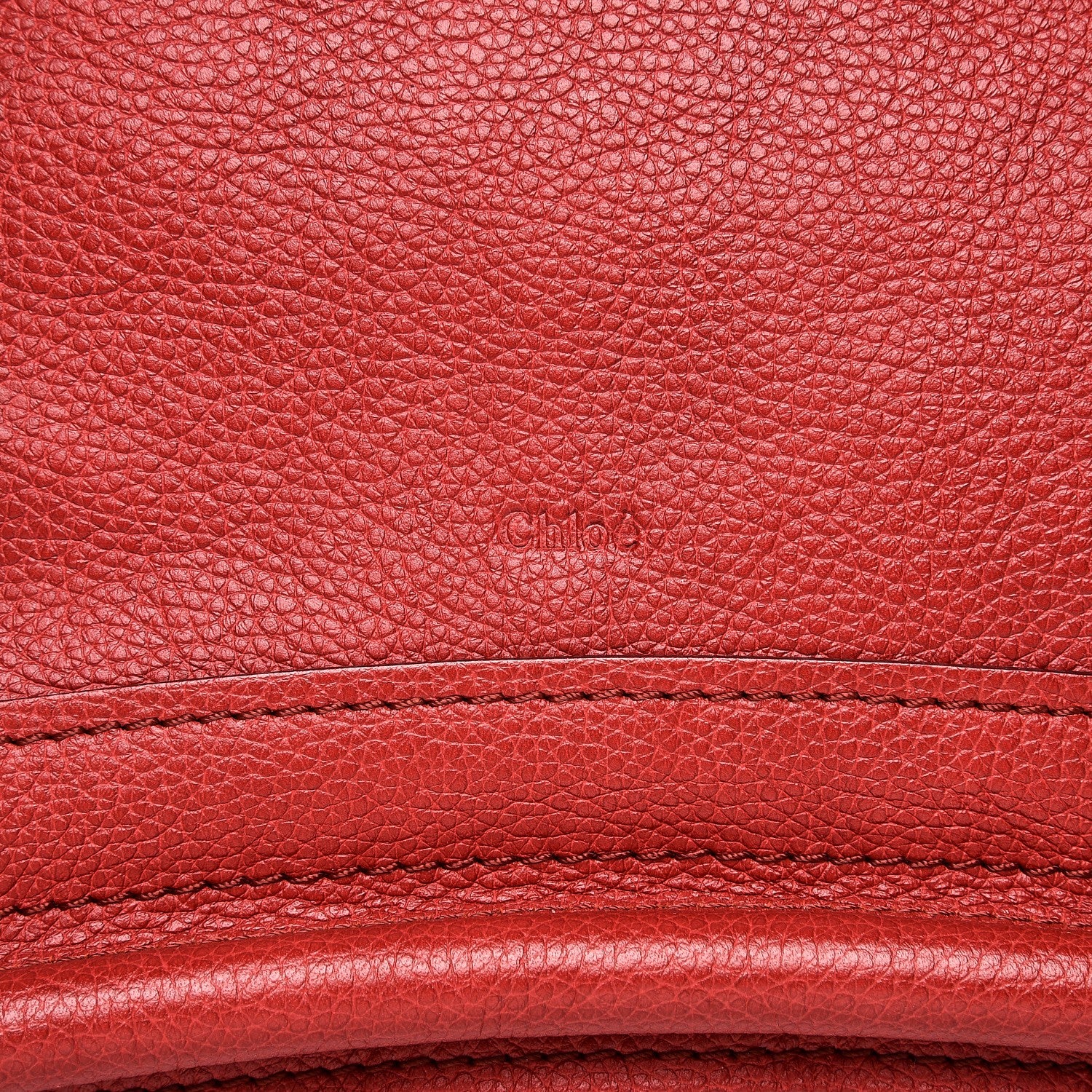 Chloe Calfskin Medium Paraty Holly Berry 10 of 15