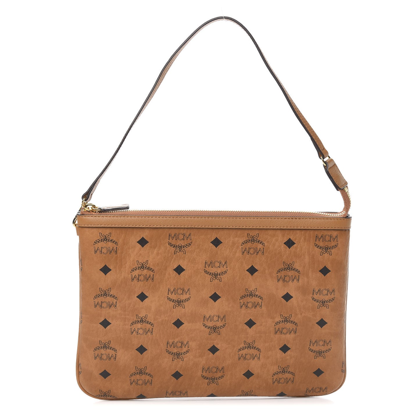 Visetos Liz Shopper Tote Pouch Cognac