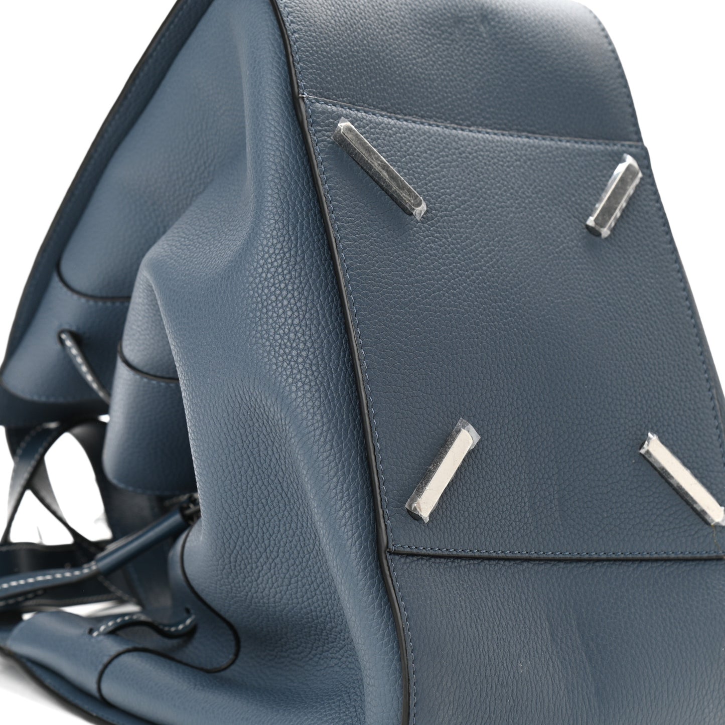 Calfskin Large Hammock Shoulder Bag Marine