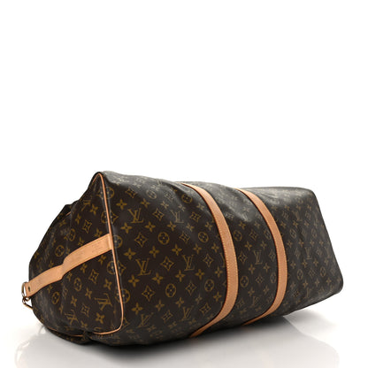 Louis Vuitton Monogram Keepall Bandouliere 55 4 of 12