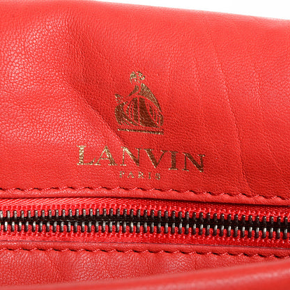 Lanvin Quilted Lambskin Happy Medium Coquelicot Orange 6 of 10
