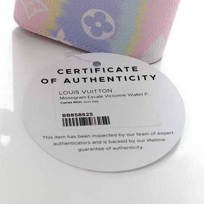 Louis Vuitton Monogram Escale Victorine Wallet Pastel 14 of 14