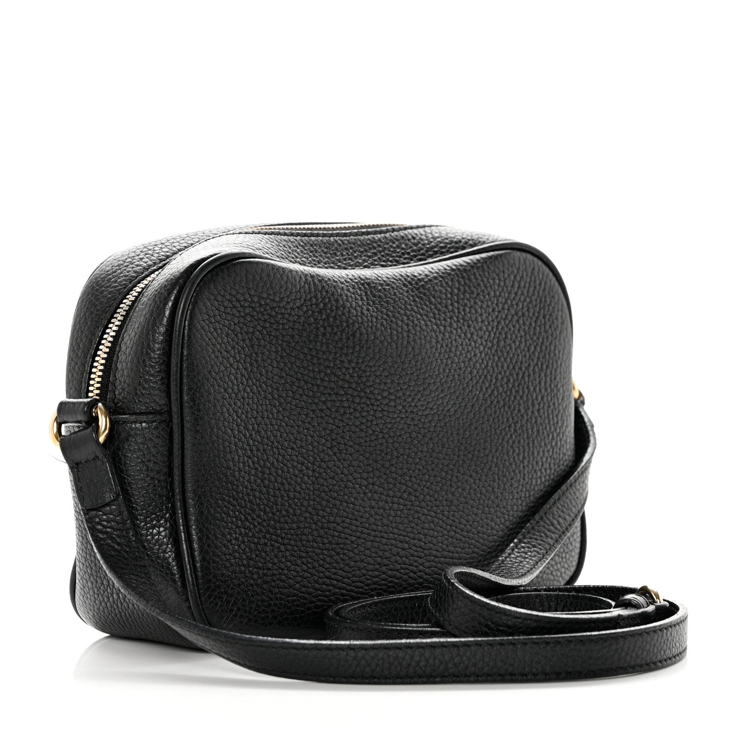 Gucci Pebbled Calfskin Small Soho Disco Bag Black 3 of 11
