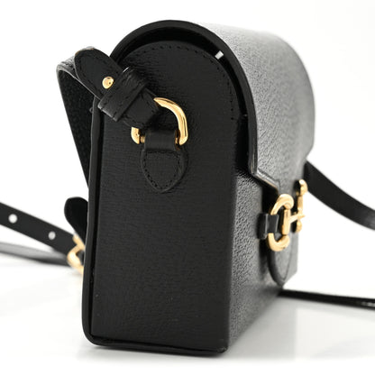 Gucci Calfskin Horsebit 1955 Shoulder Bag Black 16 of 17