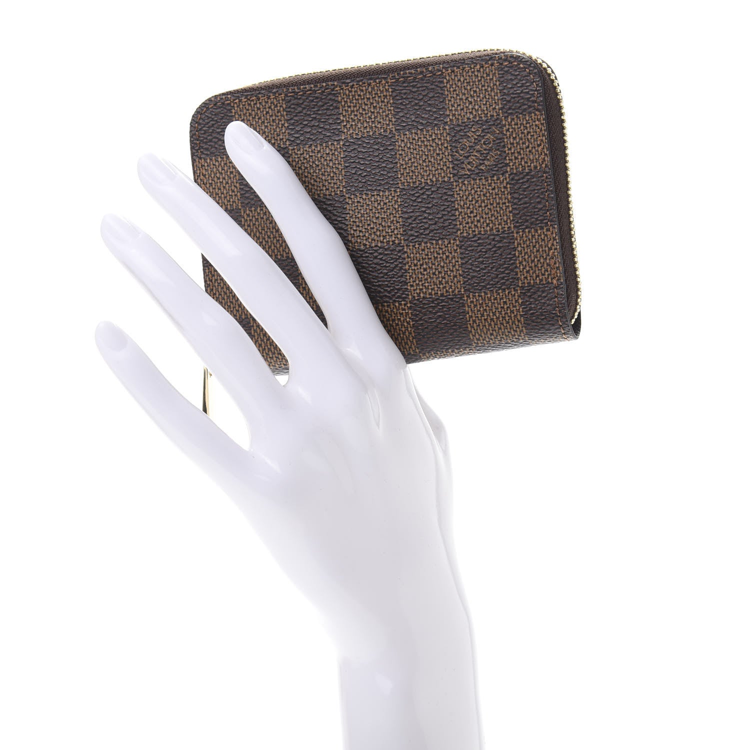 Louis Vuitton Damier Ebene Zippy Coin Purse 2 of 8