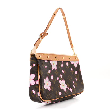 Louis Vuitton Monogram Cherry Blossom Pochette Accessories Brown 3 of 10