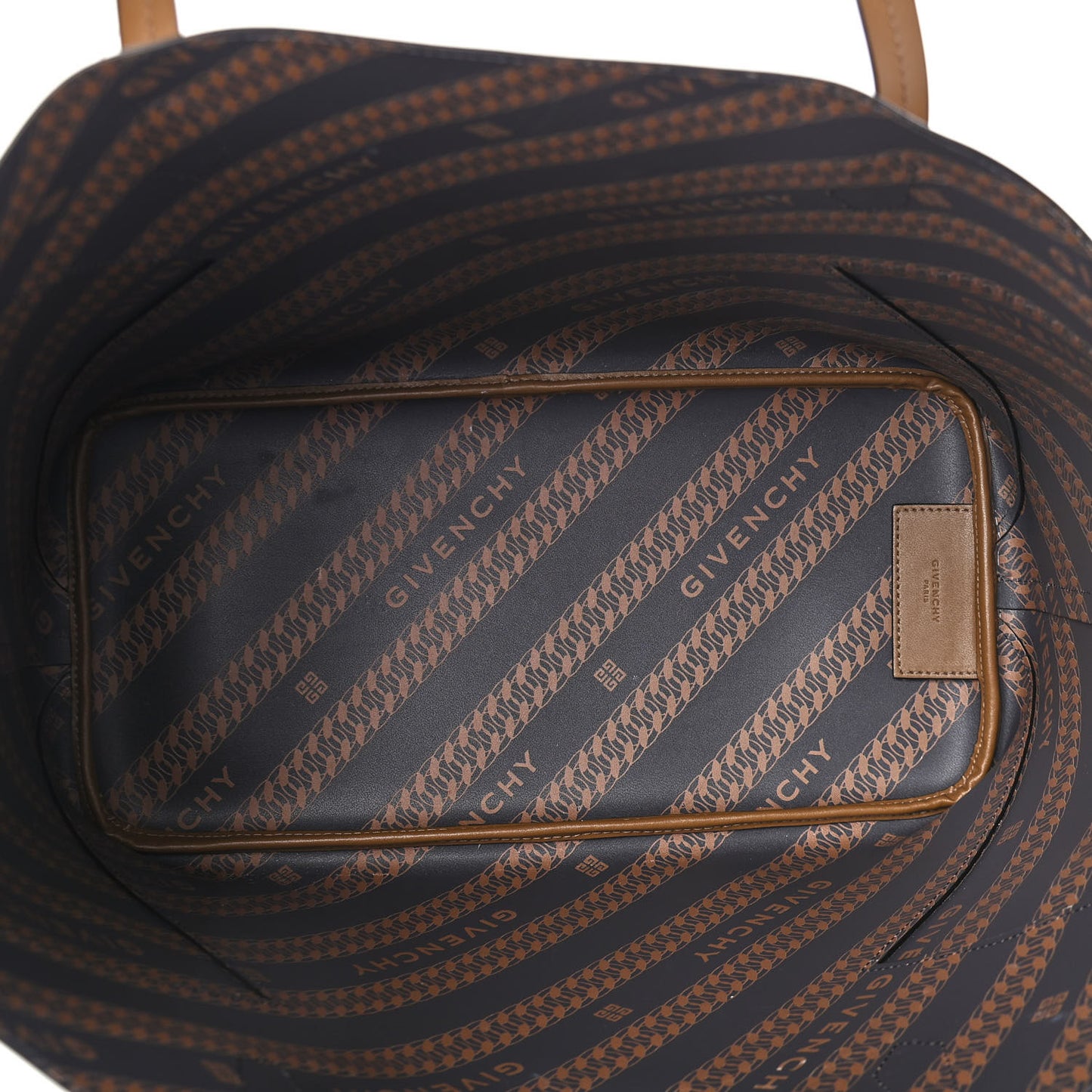 Smooth Calfskin Wing Shopper Tote Military Green