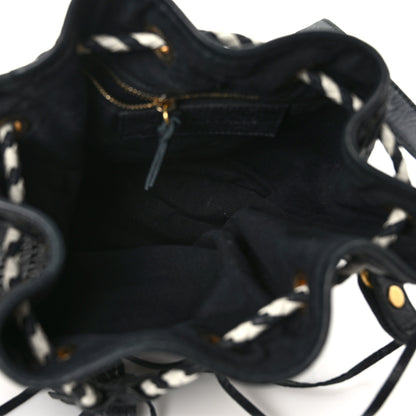 Balenciaga Agneau Classic Gold Hardware Perforated Cross Mini Pampille Black 5 of 11
