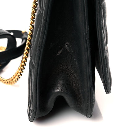 Versace Nappa Quilted Virtus Top Handle Shoulder Bag Black 21 of 21