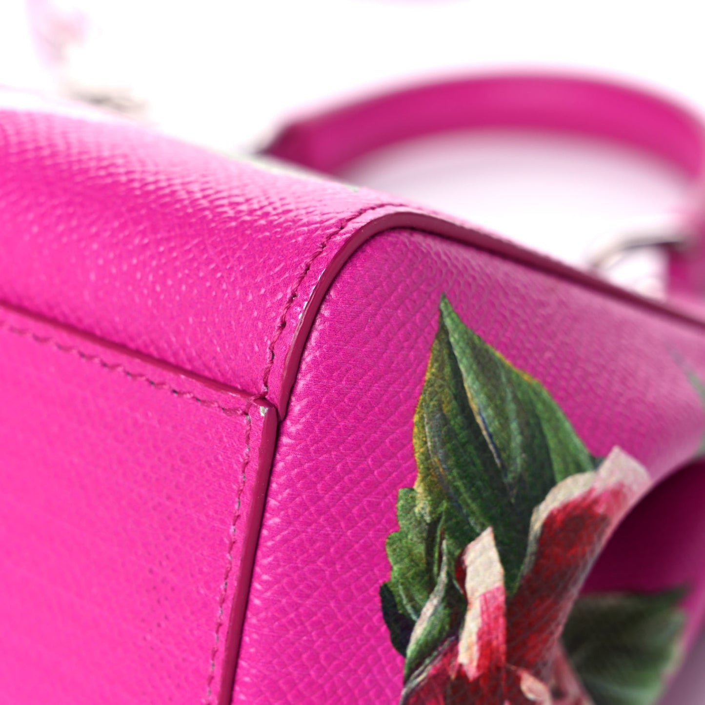 Dauphine Flora Print Small Miss Sicily Satchel Pink