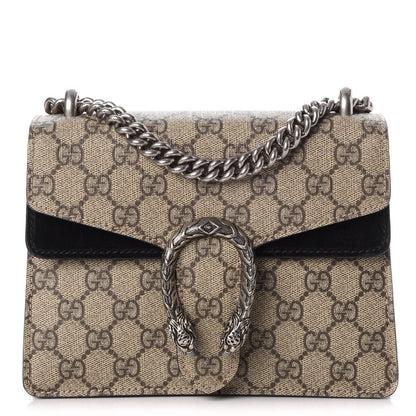 Gucci GG Supreme Monogram Mini Dionysus Shoulder Bag Black 1 of 10