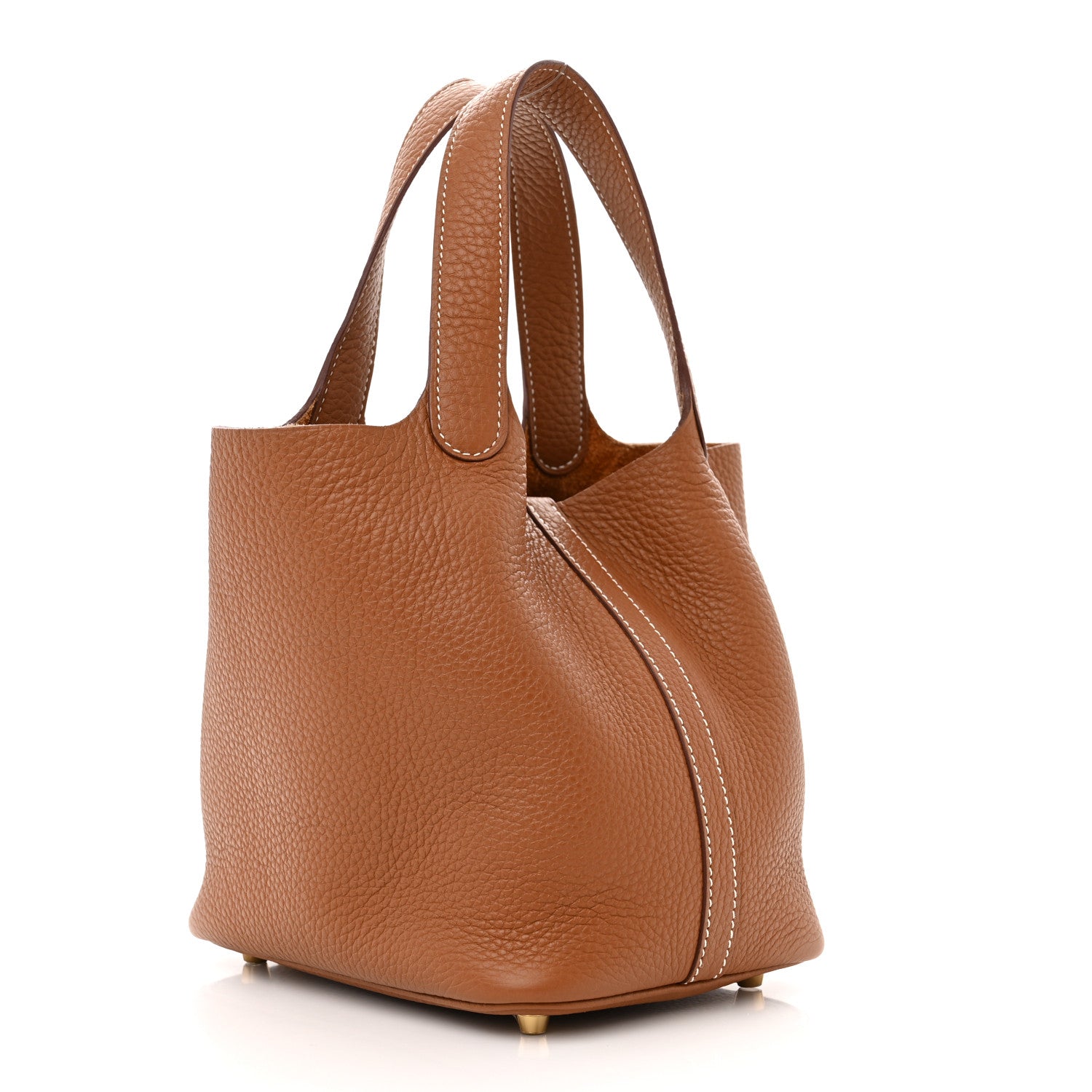Hermes Taurillon Clemence Picotin Lock 18 PM Gold 3 of 11