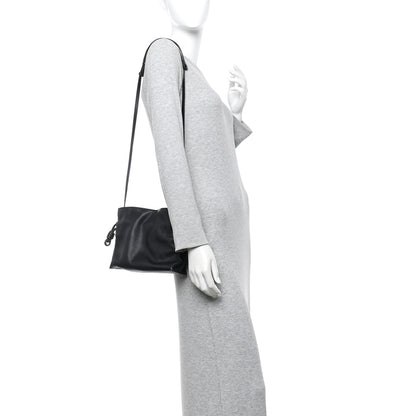 Loewe Calfskin Mini Flamenco Knot Clutch Black 2 of 9