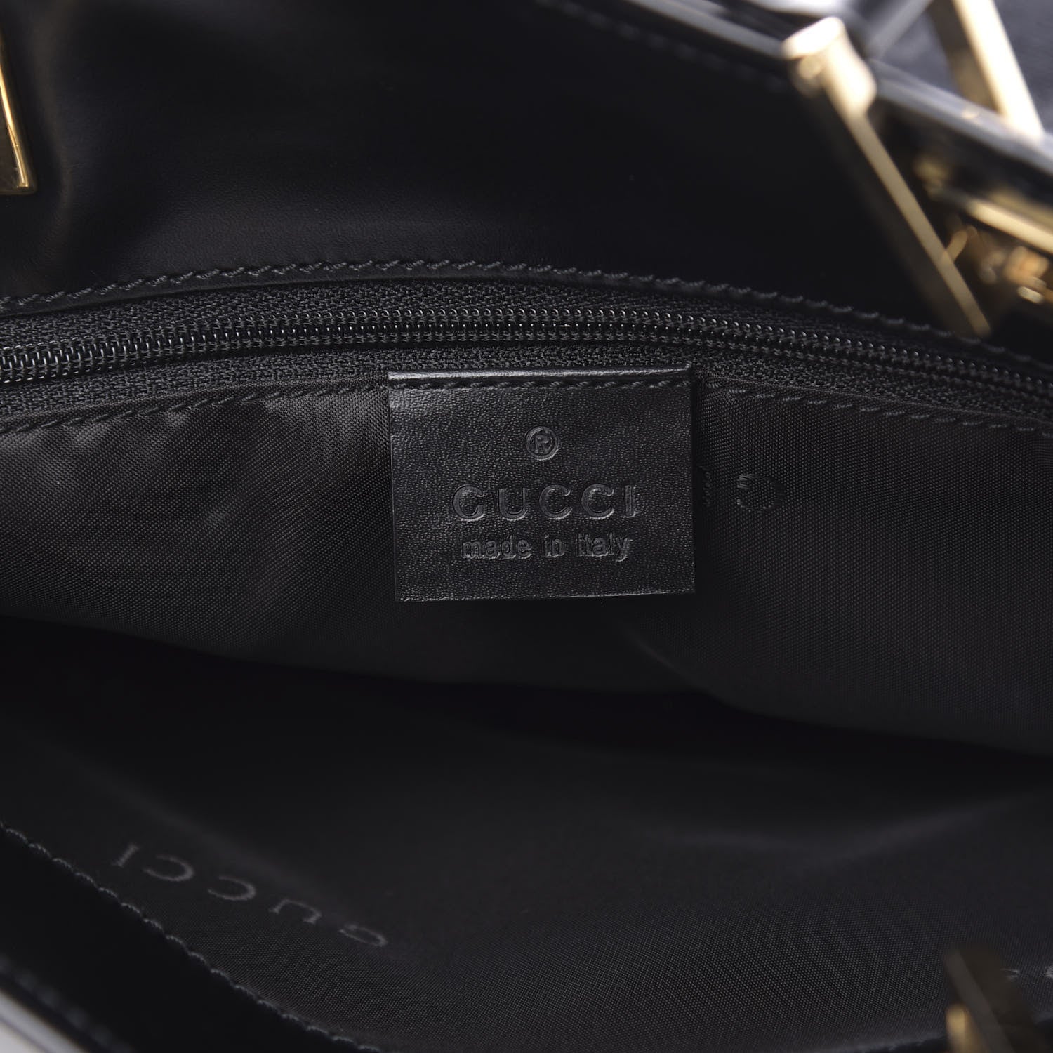Gucci Monogram Shoulder Bag Black 6 of 10