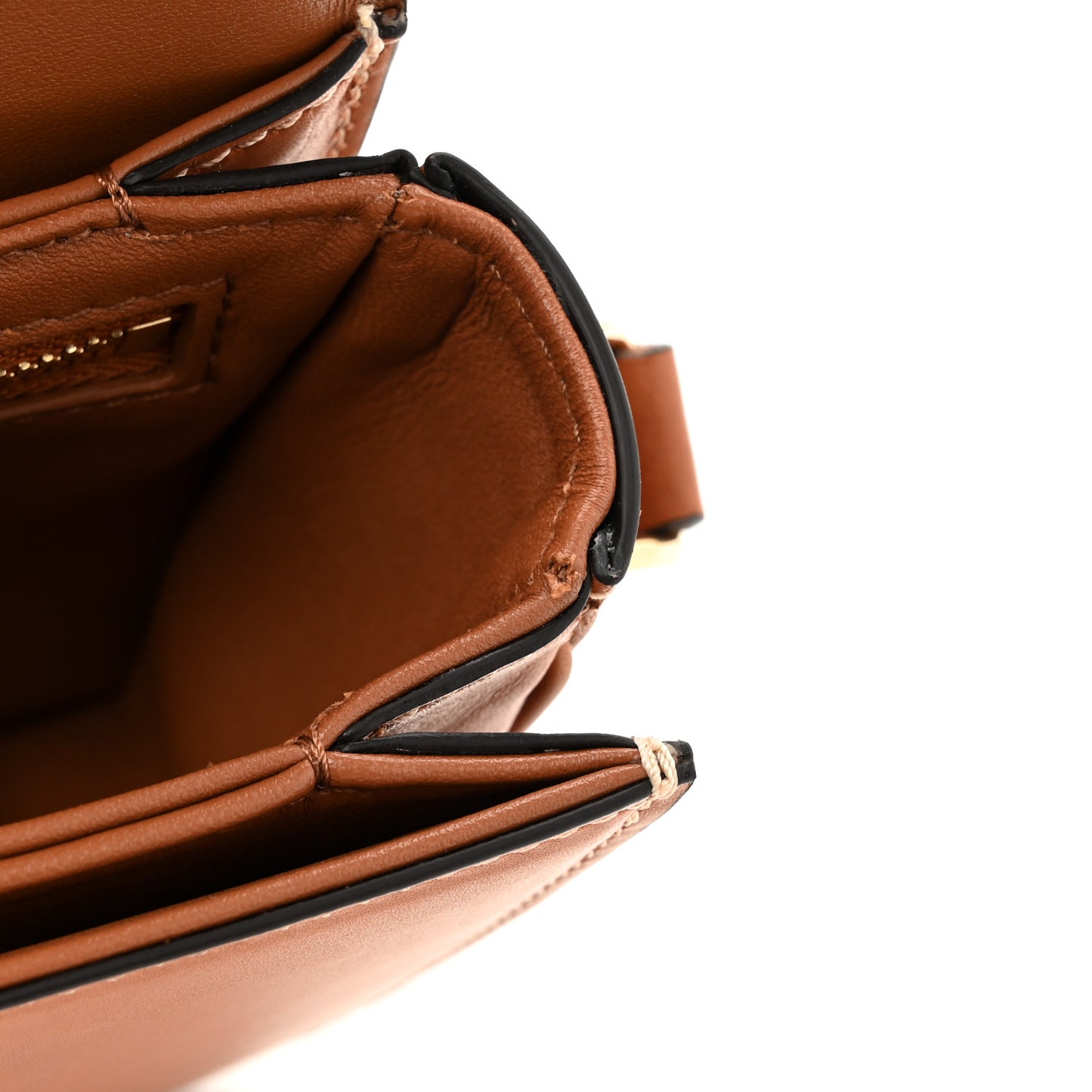 Shiny Calfskin Teen Triomphe Tan
