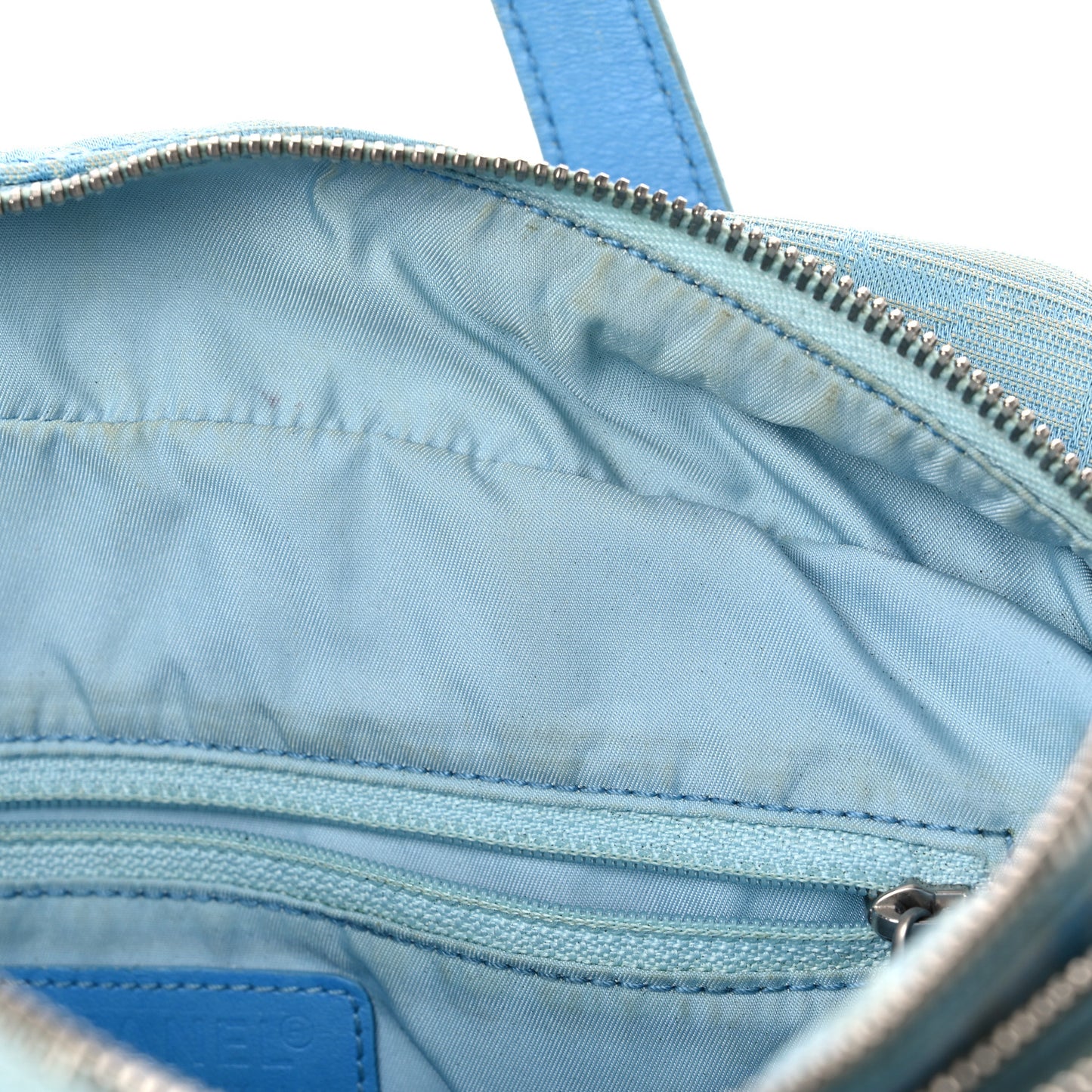 Nylon Medium Travel Tote Blue