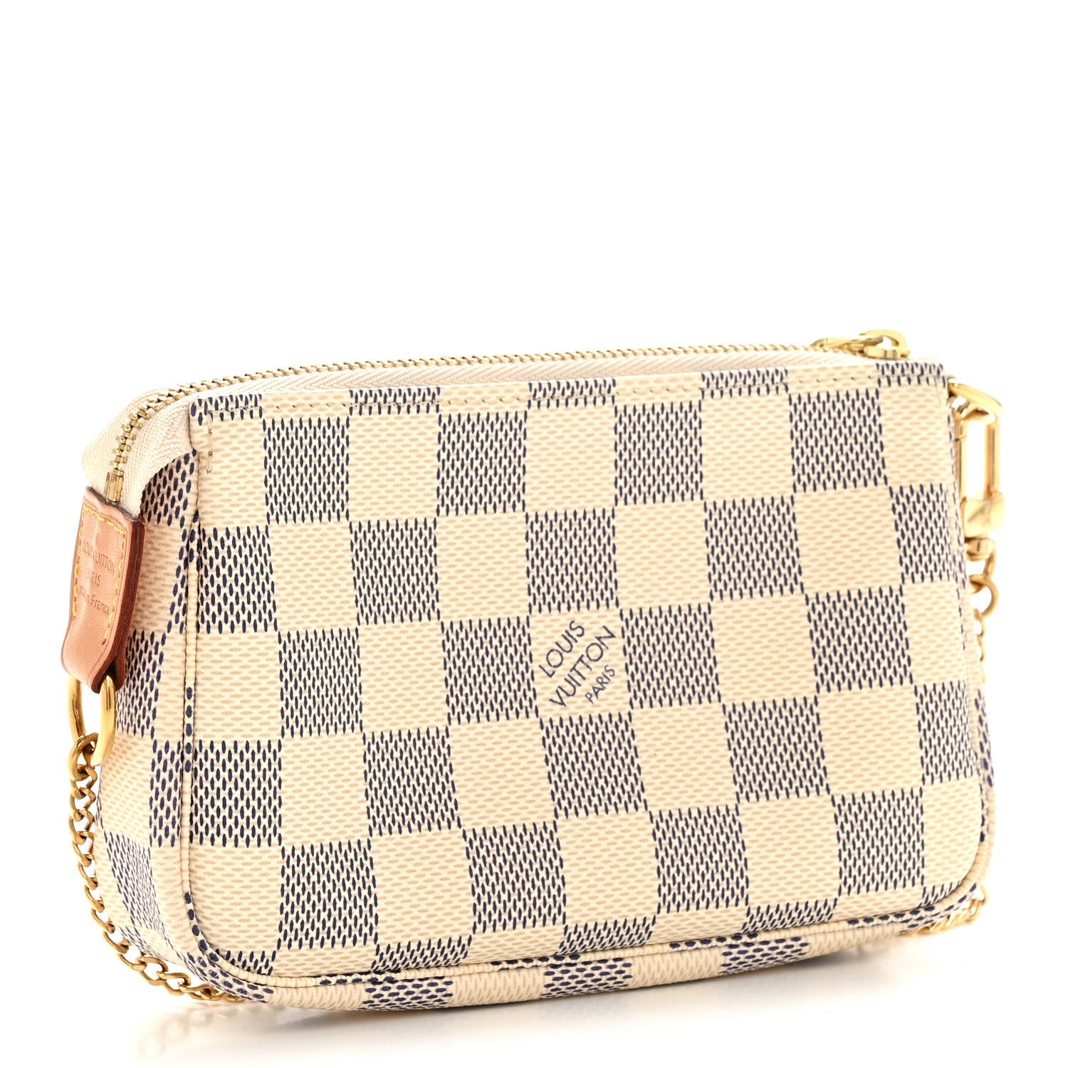 Louis Vuitton Damier Azur Mini Pochette Accessories 3 of 9