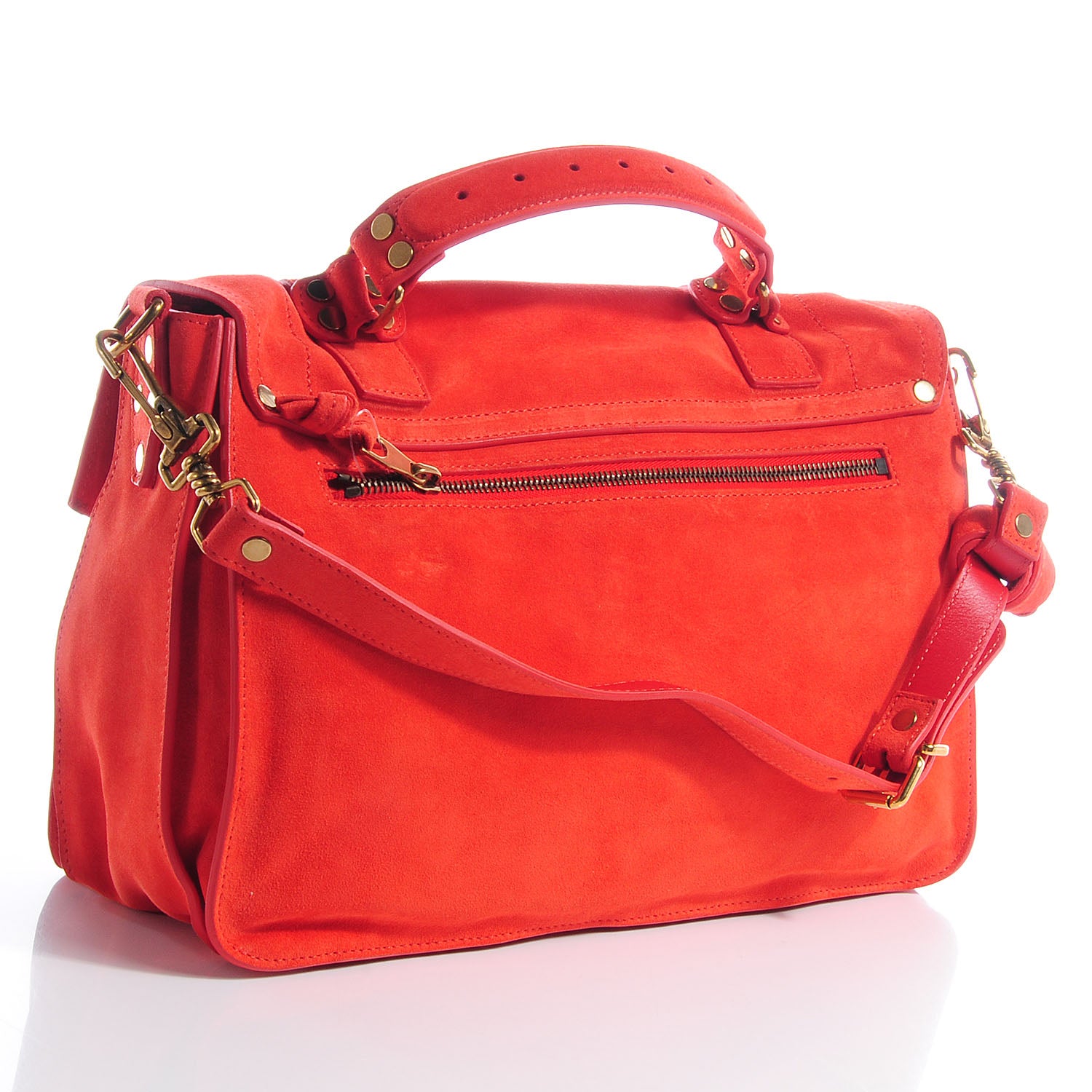 Proenza Schouler Suede PS1 Medium Satchel Poppy 3 of 12