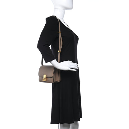 Celine Liege Calfskin Small Classic Box Flap Bag Taupe 2 of 9