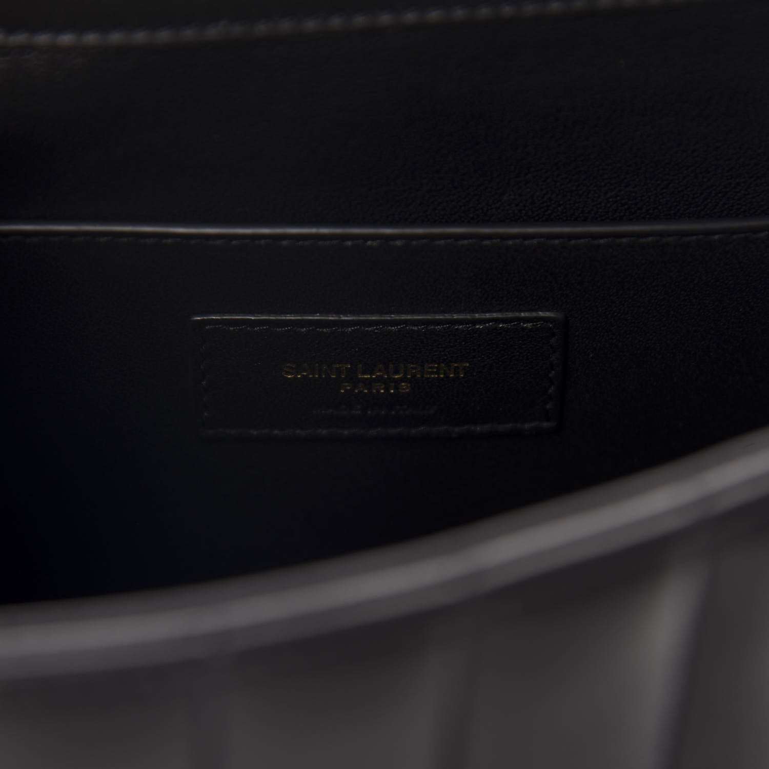 Saint Laurent Lambskin Matelasse Monogram Large Vicky Chain Bag Black 9 of 11