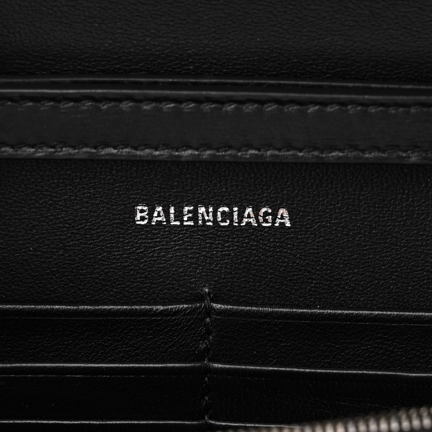 Balenciaga Calfskin Strass Monochrome Hourglass Chain Bag Black 6 of 9