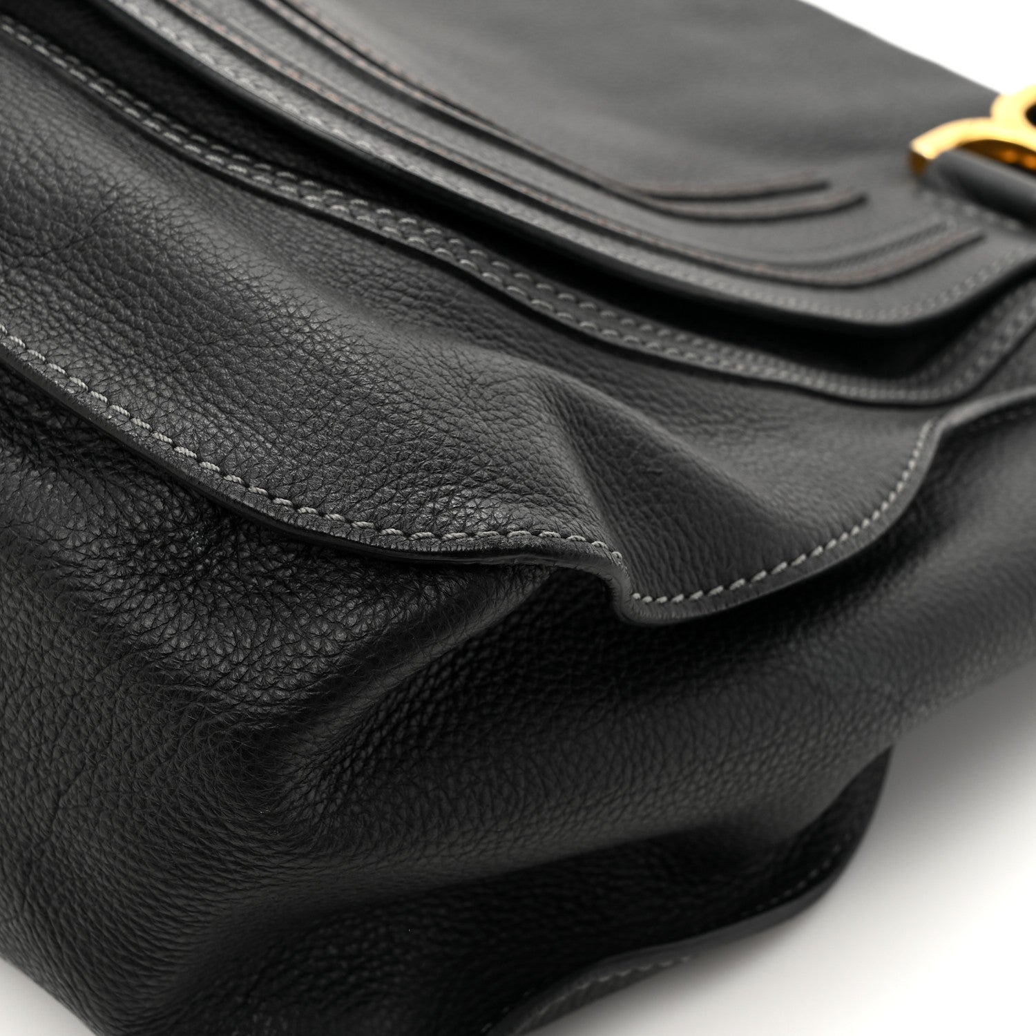 Chloe Calfskin Large Marcie Satchel Black 11 of 11