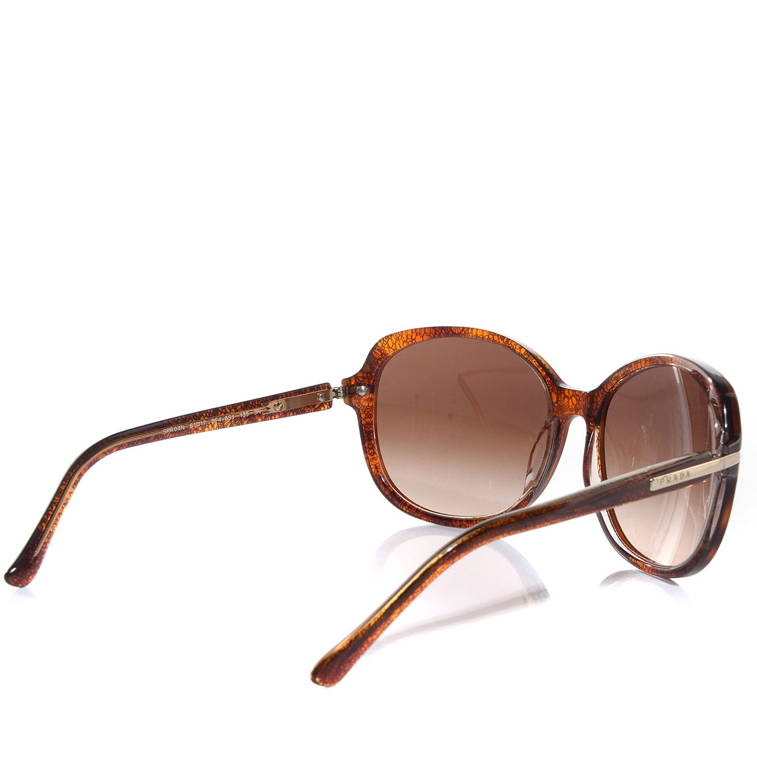 Prada Lace Sunglasses SPR 04N Havana 2 of 6