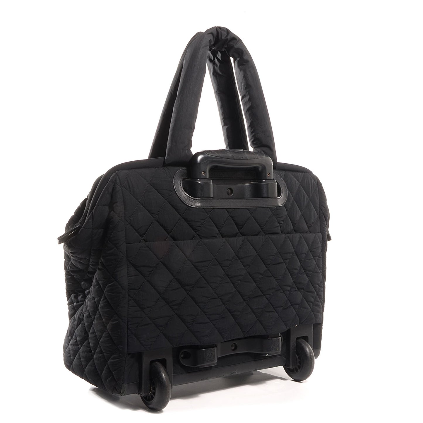 Nylon Quilted Coco Cocoon Trolley Black