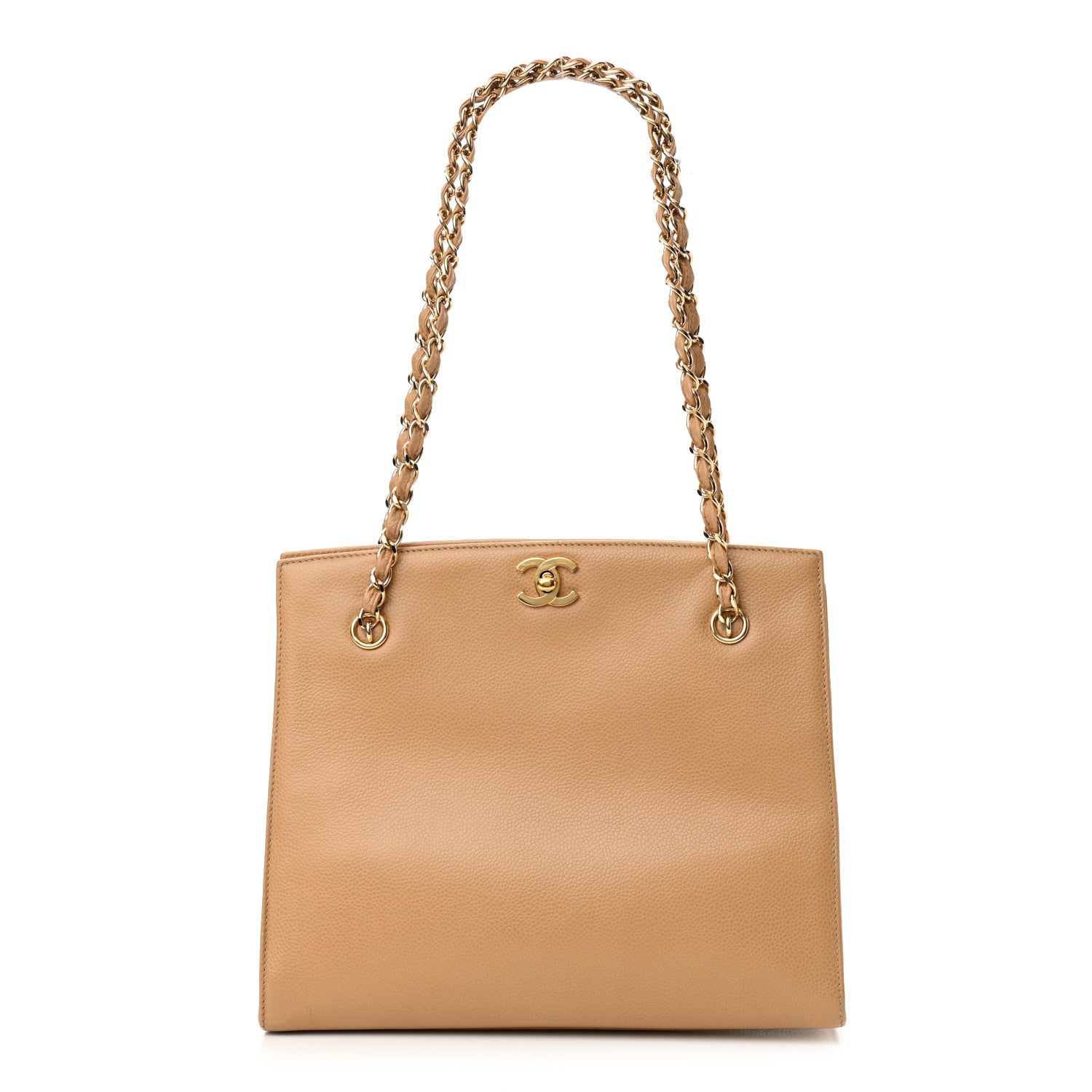 Chanel Caviar Shopping Tote Beige 1 of 11