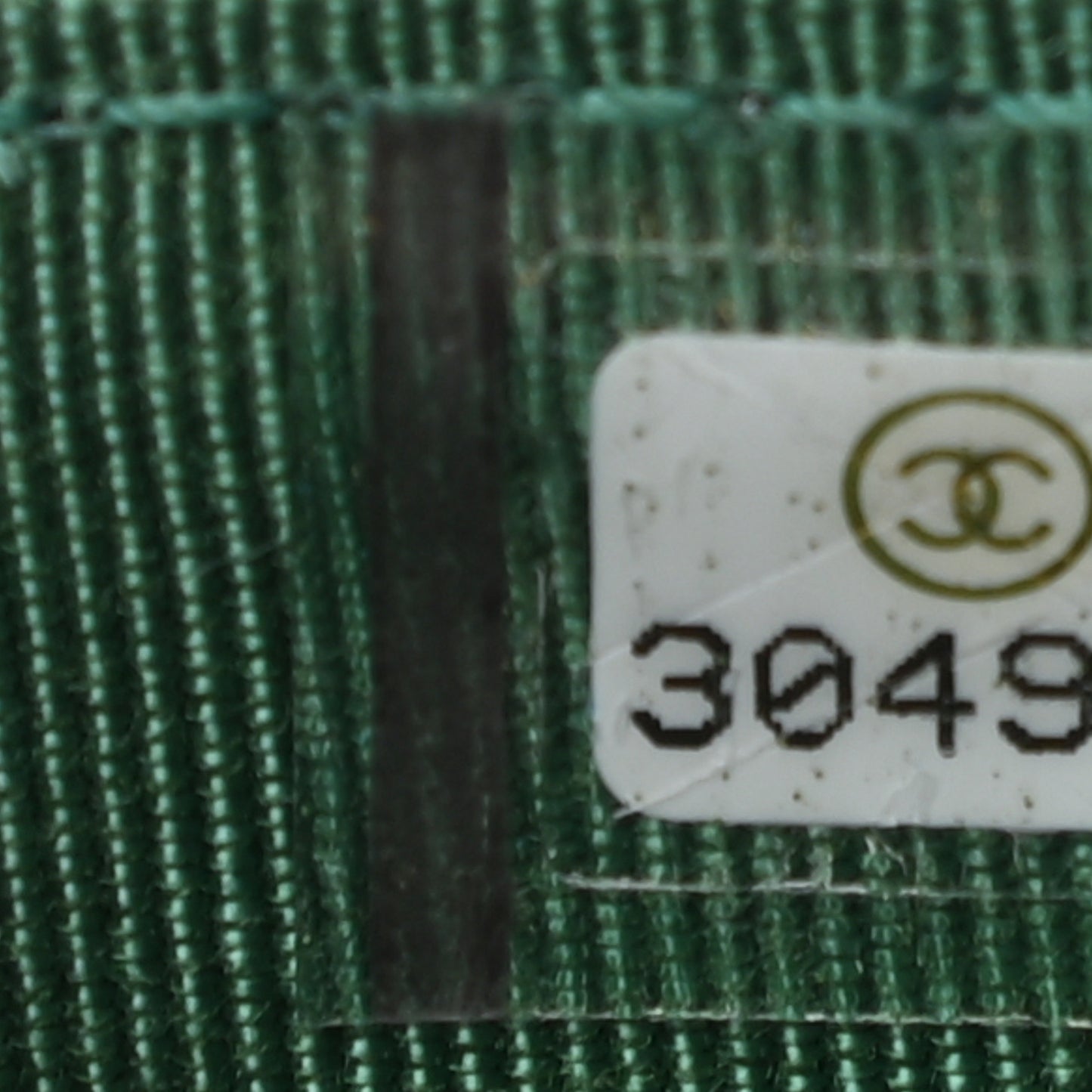 Caviar Quilted Flap Card Holder Wallet Green
