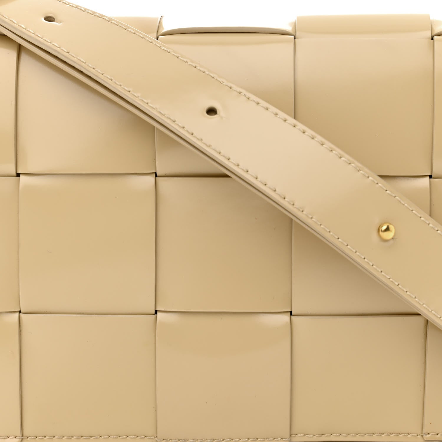 Bottega Veneta Brushed Calfskin Maxi Intreccio Crossbody Cassette Bag Porridge 8 of 11