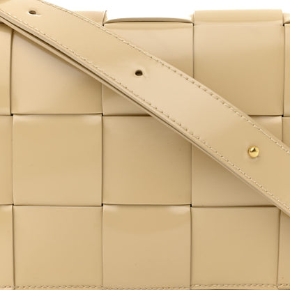 Bottega Veneta Brushed Calfskin Maxi Intreccio Crossbody Cassette Bag Porridge 8 of 11