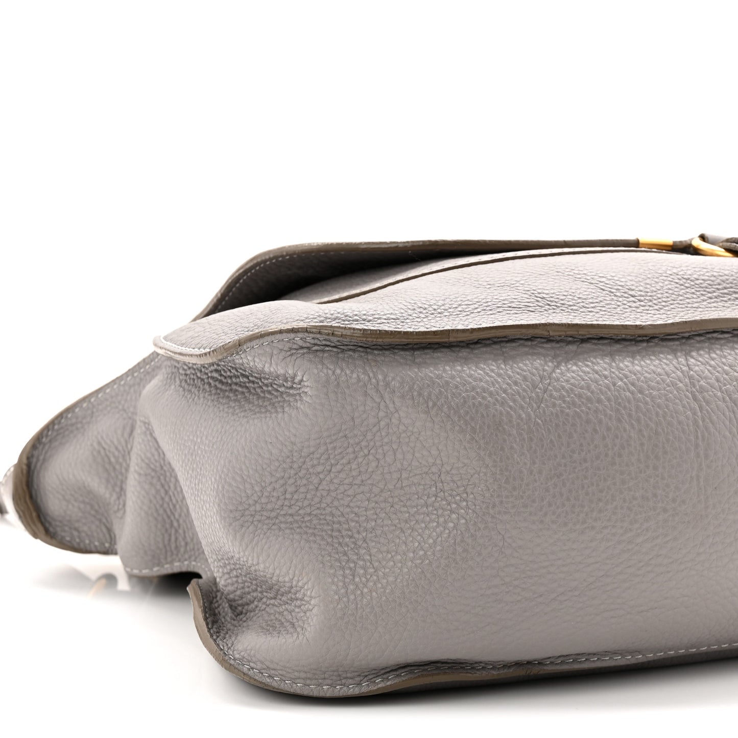 Calfskin Large Marcie Satchel Cashmere Grey