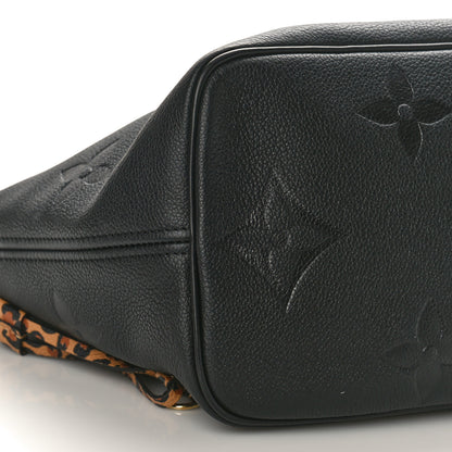 Louis Vuitton Empreinte Monogram Giant Wild at Heart Neverfull MM Black 8 of 9
