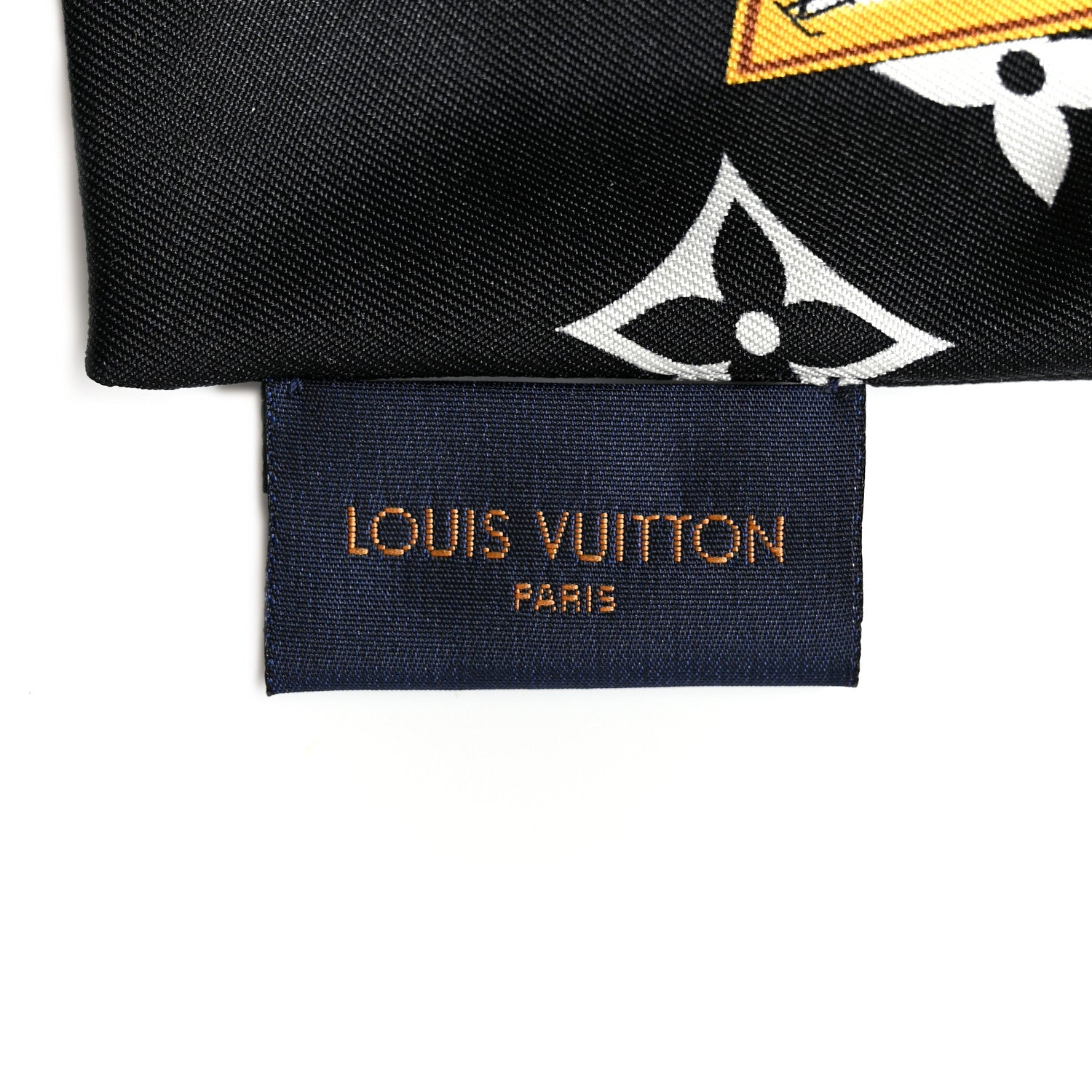 Louis Vuitton Silk Monogram Confidential Bandeau Black 3 of 5