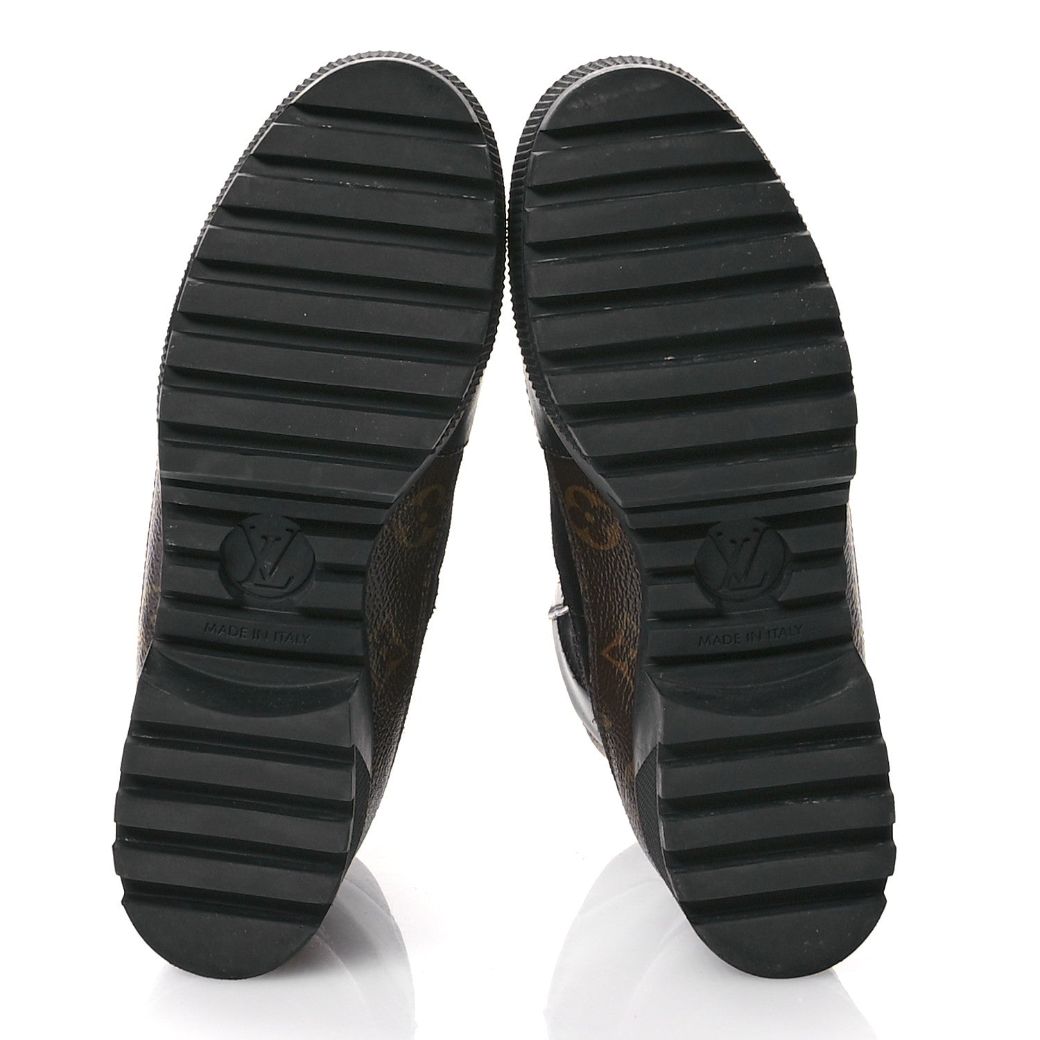 Louis Vuitton Suede Calfskin Monogram Laureate Platform Desert Boots 37 Black 6 of 11