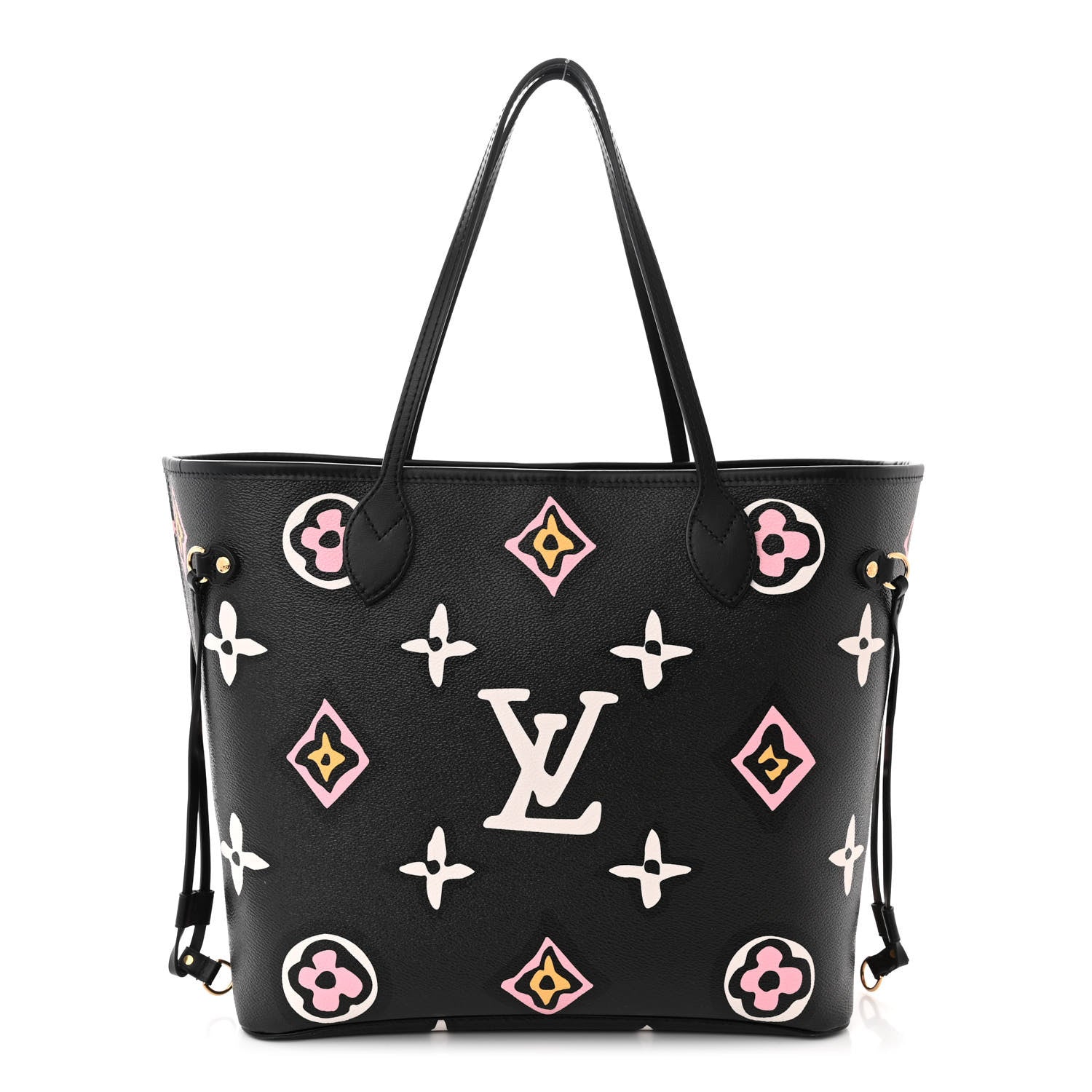 Louis Vuitton Monogram Giant Wild at Heart Neverfull MM Black 1 of 10