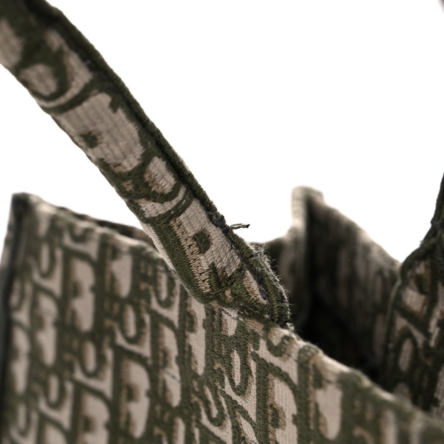 Christian Dior Oblique Large Book Tote Vert Multicolor 25 of 25