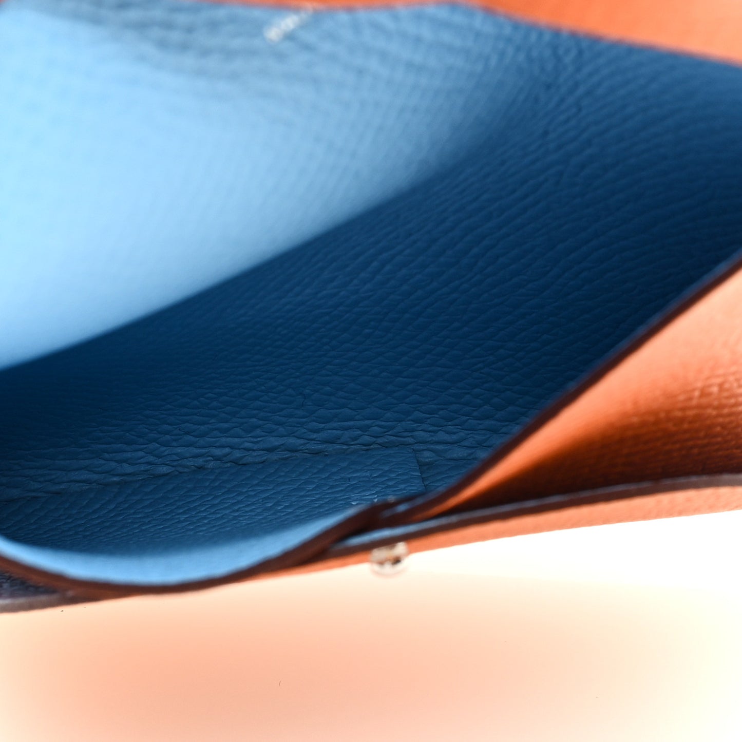 Epsom Bastia Verso Coin Purse Orange Celeste