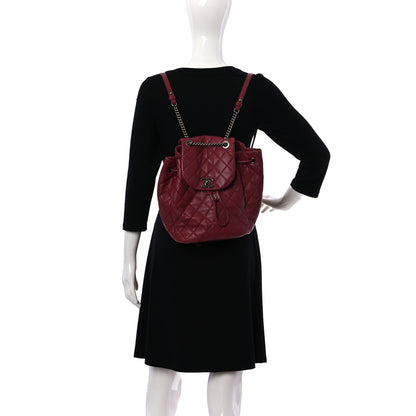 Chanel Lambskin Quilted Daily Supple Backpack Fuchsia 2 of 20