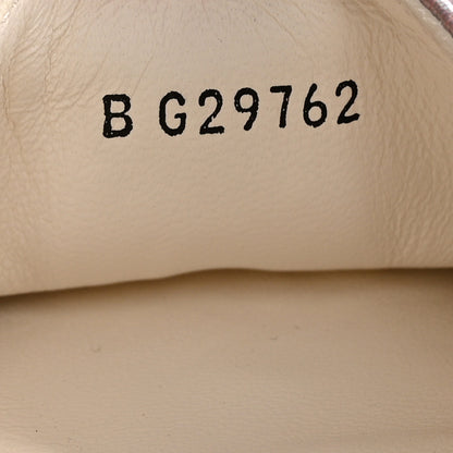 Chanel Laminated Lambskin Grosgrain Embroidered CC Espadrilles 37 Pink Silver Black 7 of 10