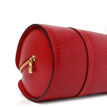Louis Vuitton Epi Soufflot Castillan Red 9 of 10