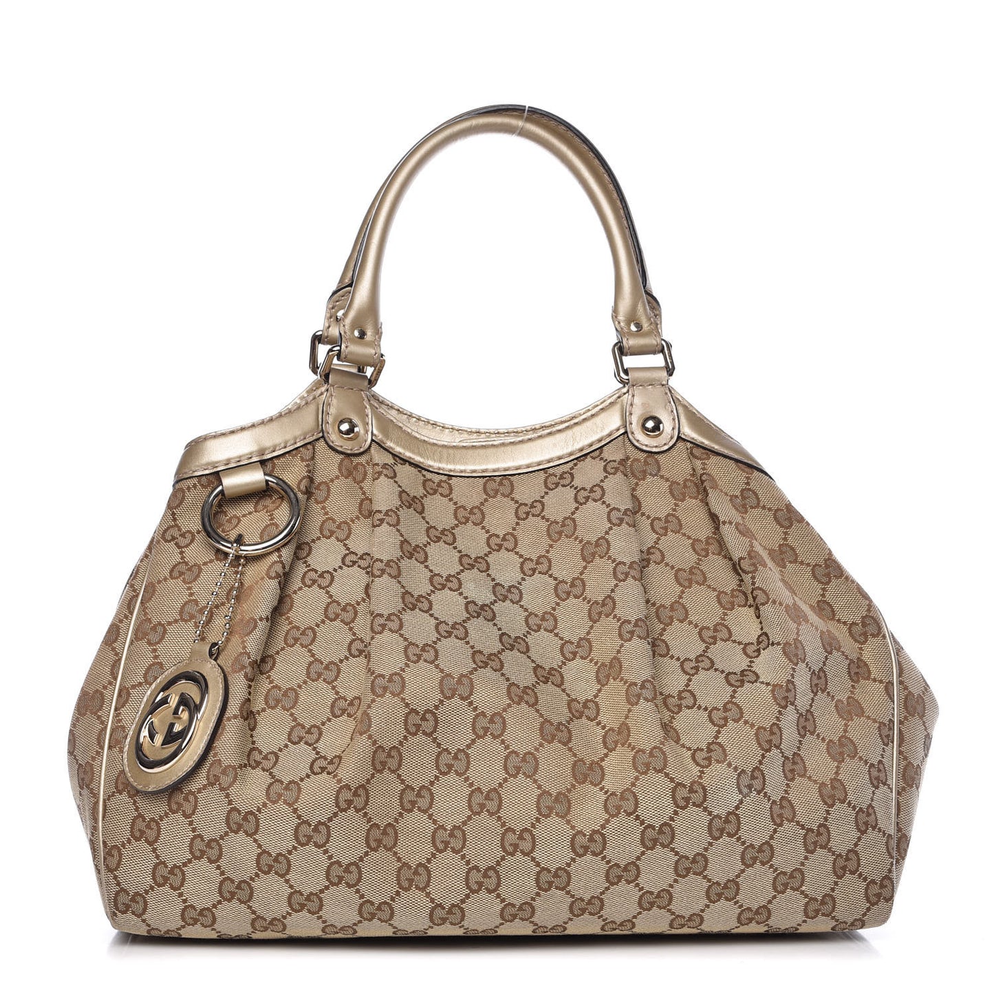 Monogram Medium Sukey Tote Champagne