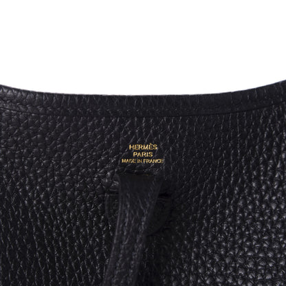 Hermes Taurillon Clemence Evelyne TPM Black 8 of 10