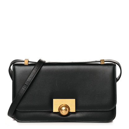 Bottega Veneta Calfskin Stamped Classic BV Bag Black 1 of 9