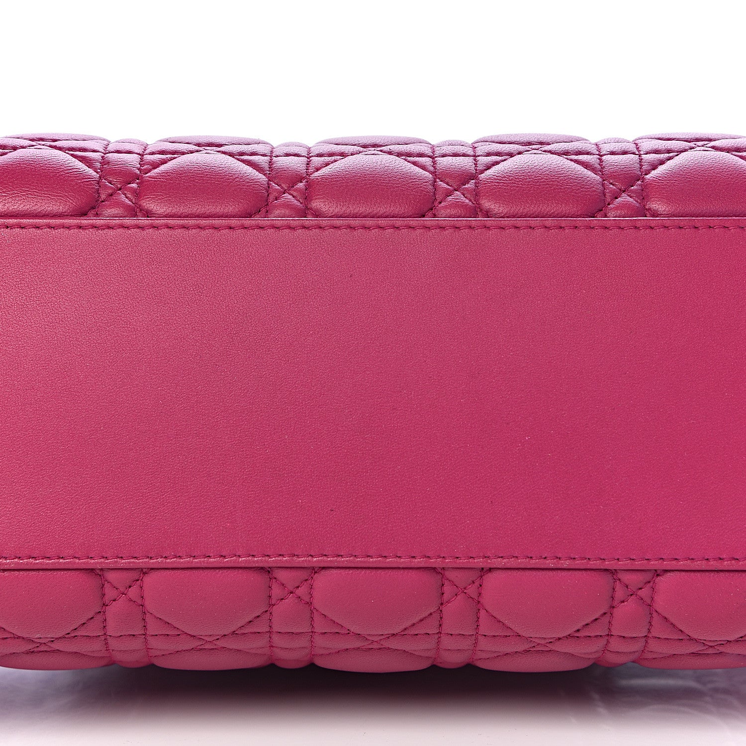 Christian Dior Lambskin Cannage Small Dior Soft Zipped Shopping Tote Pink 17 of 18
